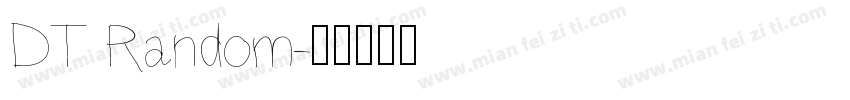 DT Random字体转换